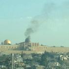 جرحى  مقدسيون في مواجهات  مع المحتلين في الاقصى اليوم 15/9/2015