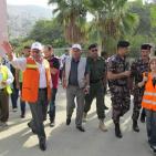 اﻻجهزه اﻻمنيه في نابلس  تشارك يوم حمله النظافة العالمي في نابلس