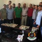 الأموال التي تم استرجاعها من اللصوص الذين سرقوا بنك الإستثمار ... بقيمة 2.5 شيكل