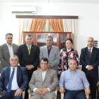 نظمي حزوري القنصل العام لدولة فلسطين في اقليم كوردستان  يتسلم  درع اتحاد حقوقيي كوردستان