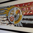 الفكرة لم تمت ولن تمت وان رحل صاحبها تبقى الفكرة وانتشارها مسرحا ورسما للفنان الراحل ابراهيم سابا