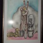 الفكرة لم تمت ولن تمت وان رحل صاحبها تبقى الفكرة وانتشارها مسرحا ورسما للفنان الراحل ابراهيم سابا