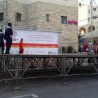 فرقة الهدف للدبكة  الشعبية و فرقة كنعان للتراث والفنون الشعبية في سوق الحرجة رام الله