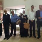 زيارة  اضرحة الشهداء عبد القادر الحسيني وفيصل الحسيني  وكاظم الحسيني