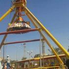 10 اصابات نتيجة سقوط أرجوحة كبيرة في منتج النور بغزة