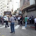 الاضراب التجاري  احتجاجا على استهداف القدس