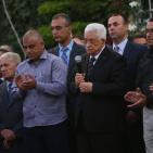 استقبال  السيد الرئيس في مقر المقاطعة في رام الله بعد عودته من الأمم المتحدة