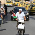 مسيرة دراجات هوائية في نابلس تضامناً مع الأسرى والأقصى بتنظيم من الإغاثة الطبية الفلسطينية