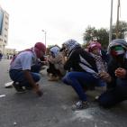 إصابات خلال المواجهات قرب مستوطنة 