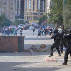 إصابات خلال المواجهات قرب مستوطنة 