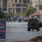 إصابات خلال المواجهات قرب مستوطنة 