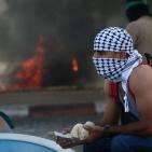 إصابات خلال المواجهات قرب مستوطنة 