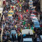 جماهير غفيرة تشيع الشهيد مهند حلبي في البيرة