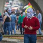 مواجهات عنيفة قرب المدخل الشمالي لمدينة البيرة