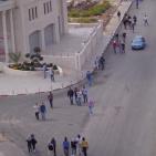 مواجهات بين طلبة بيرزيت وقوات الاحتلال عند مدخل البيرة الشمالي