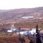 الاحتلال يقمع مسيرة سلمية للمحامين عند المدخل الشمالي لمدينة البيرة