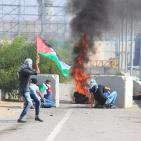 بالصور: اندلاع مواجهات مع الاحتلال شمال غزة