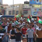 طلبة جامعة الخليل في مسيرة نصرة الأقصى ورفض جرائم الاحتلال