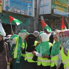 طلبة جامعة الخليل في مسيرة نصرة الأقصى ورفض جرائم الاحتلال