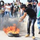 مسيرات غضب ومواجهات مساندة لهبة القدس شمال غزة