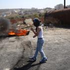 اصابات بمواجهات شمال البيرة في يوم الغضب