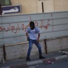 اصابات بمواجهات شمال البيرة في يوم الغضب