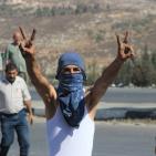 مواجهات حاجز حوارة جنوب نابلس في جمعة الغضب