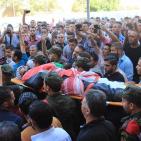 نابلس: تشييع جثمان الشهيد حنني في بيت فوريك