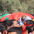 نابلس: تشييع جثمان الشهيد حنني في بيت فوريك