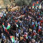 نابلس: تشييع جثمان الشهيد حنني في بيت فوريك