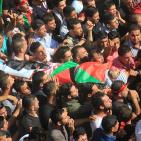 نابلس: تشييع جثمان الشهيد حنني في بيت فوريك