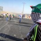 مواجهات اليوم السبت قرب حاجز قلنديا و شمال البيرة