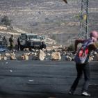 مواجهات اليوم السبت قرب حاجز قلنديا و شمال البيرة