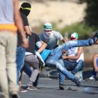 مواجهات اليوم السبت قرب حاجز قلنديا و شمال البيرة