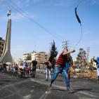 مواجهات اليوم الثلاثاء قرب حاجز قلنديا و حاجز 