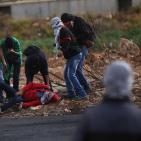 اصابة مصور راية ومواجهات شمال مدينة البيرة