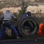 اصابة مصور راية ومواجهات شمال مدينة البيرة