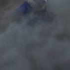 مواجهات المدخل الشمالي لمدينة البيرة اليوم الخميس