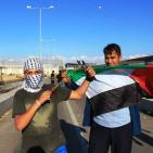 المواجهات قرب حاجز بيت حانون 