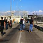 المواجهات قرب حاجز بيت حانون 