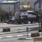 صور من مكان إستشهاد شاب عند حاجز زعترة اليوم