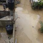 صور.. غرق عدة منازل جنوب القطاع نتيجة غزارة الامطار