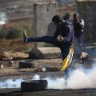 مواجهات على المدخل الشمالي لمدينة البيرة