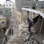 هدم منزل الأسير محمد أبو شاهين المتهم بتنفيذ عملية دير بزيع. في مخيم قلنديا