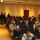 اطلاق الكاتبه إيمان زياد، كتابها 'شامة بيضاء' في متحف محمود درويش بمدينة رام الله.