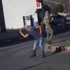 مواجهات على المدخل الشمالي لمدينة البيرة