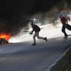 مواجهات على المدخل الشمالي لمدينة البيرة