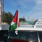 المواصلات تجري فحص القيادة في البلدة القديمة بالخليل