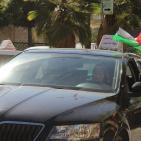 المواصلات تجري فحص القيادة في البلدة القديمة بالخليل