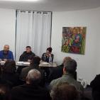 جاليري بيت مريم في رام الله  ينظم ندوة الفن  الفلسطيني بين التذوق والاقتناء  للباحثين جورج الاعمى  ونصر جوابرة